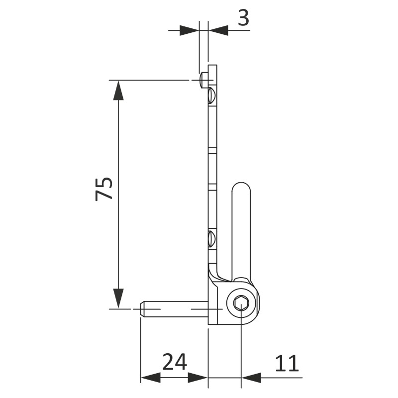 Ecklager D6x3/24 F9 K100 Produktbild BIGSKZ L
