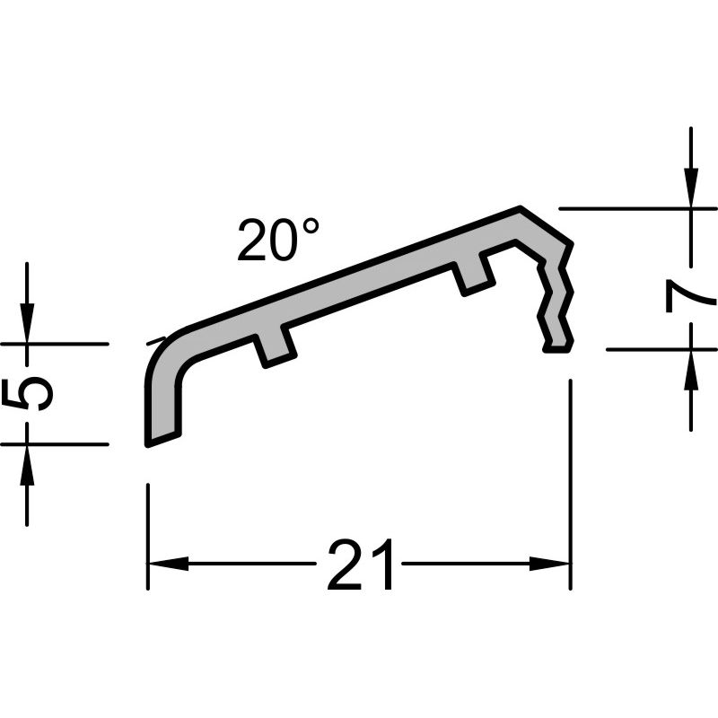 GUTMANN Flügelabdeckprofil FP 94334 Produktbild BIGSKZ L