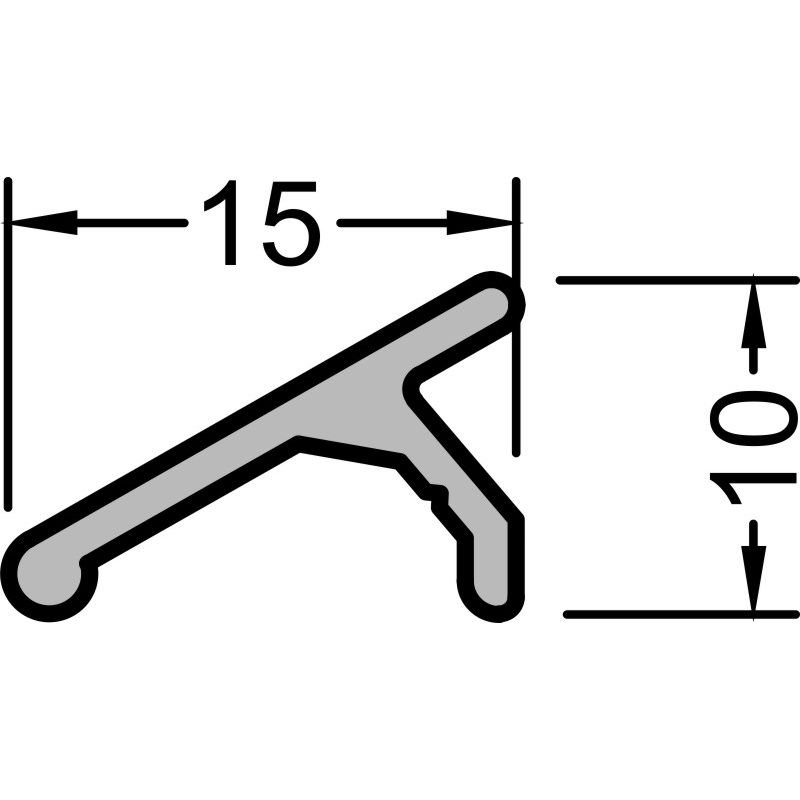 Wetterschenkel P 431 weiß/9016 Produktbild BIGSKZ L