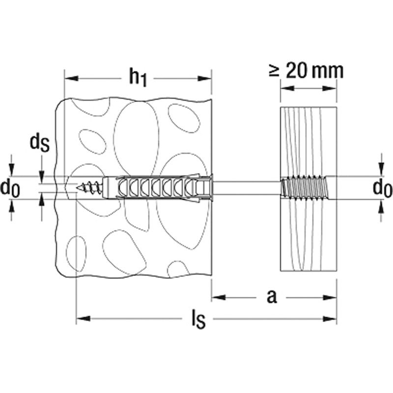 Fischer Abstandsschraube ASL 6x100 Produktbild BIGSKZ L