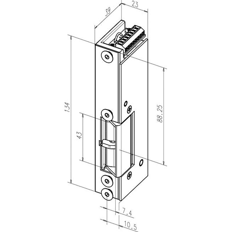 effeff Fluchttüröffner *331U80------F94*  (RRAKRR) Produktbild BIGSKZ L