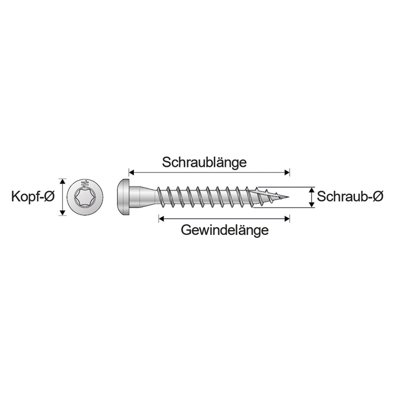 STRONG-TIE Verbinderschraube CSA Produktbild BIGSKZ L