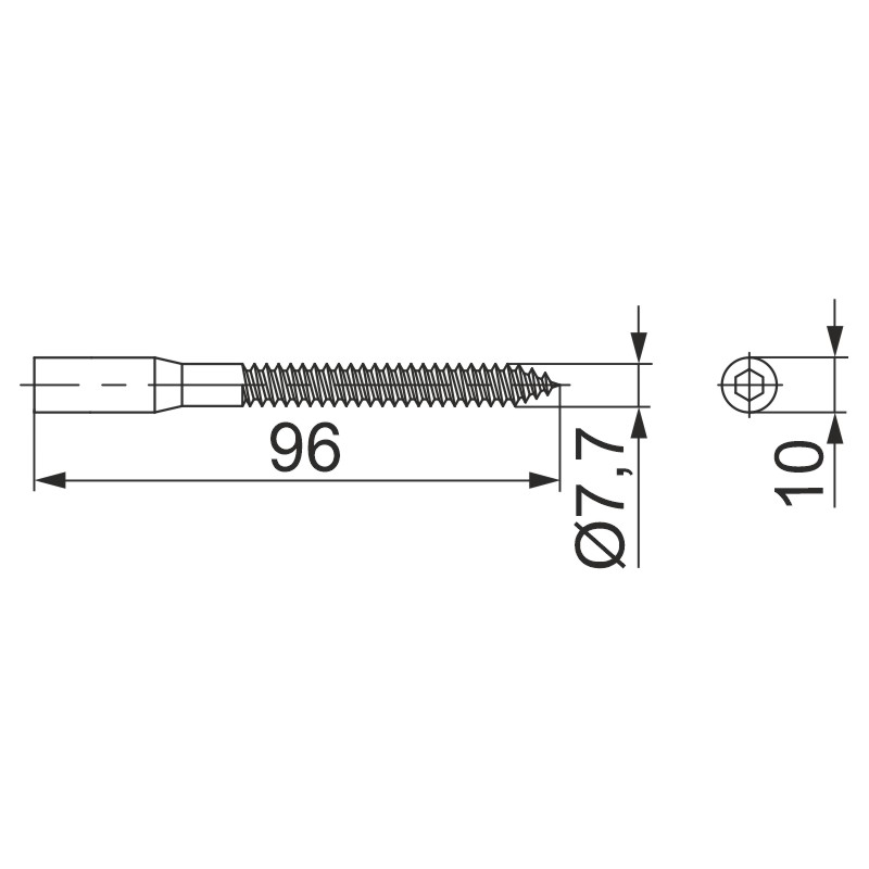 Maco Beschlägeträger Gr 0 96 mm Produktbild BIGSKZ L
