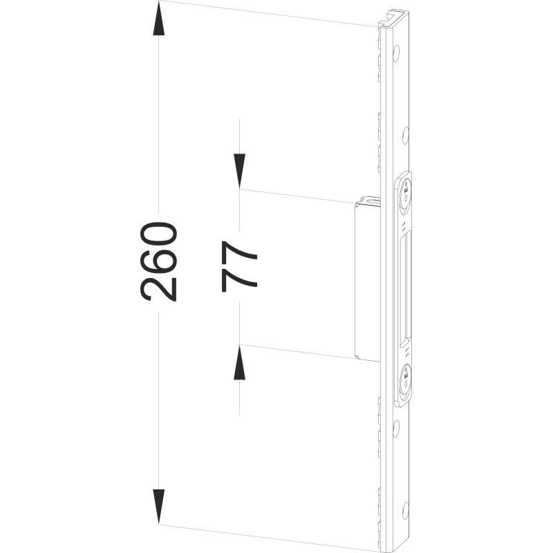 WINKHAUS T-SB U26-228 SKG MV Schwenkriegel-Schließblech MV Produktbild BIGSKZ L