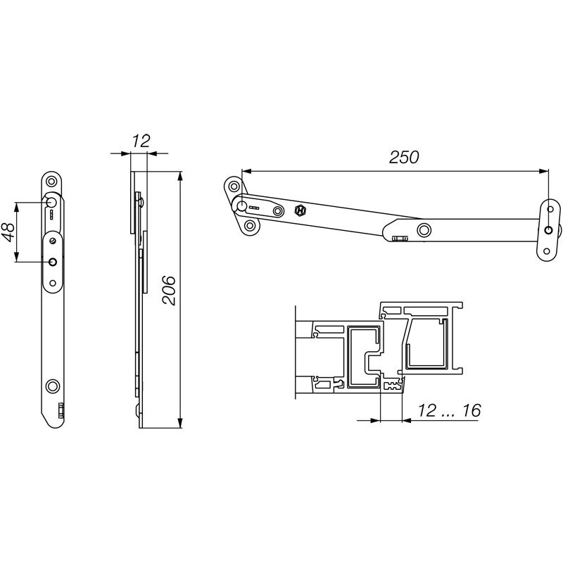 Hautau Falzschere Nr 113 250 mm m.Pl ls Produktbild BIGSKZ L