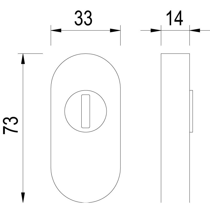 greenteQ Schieberosette ZA PZ oval 14 mm ER Produktbild BIGSKZ L