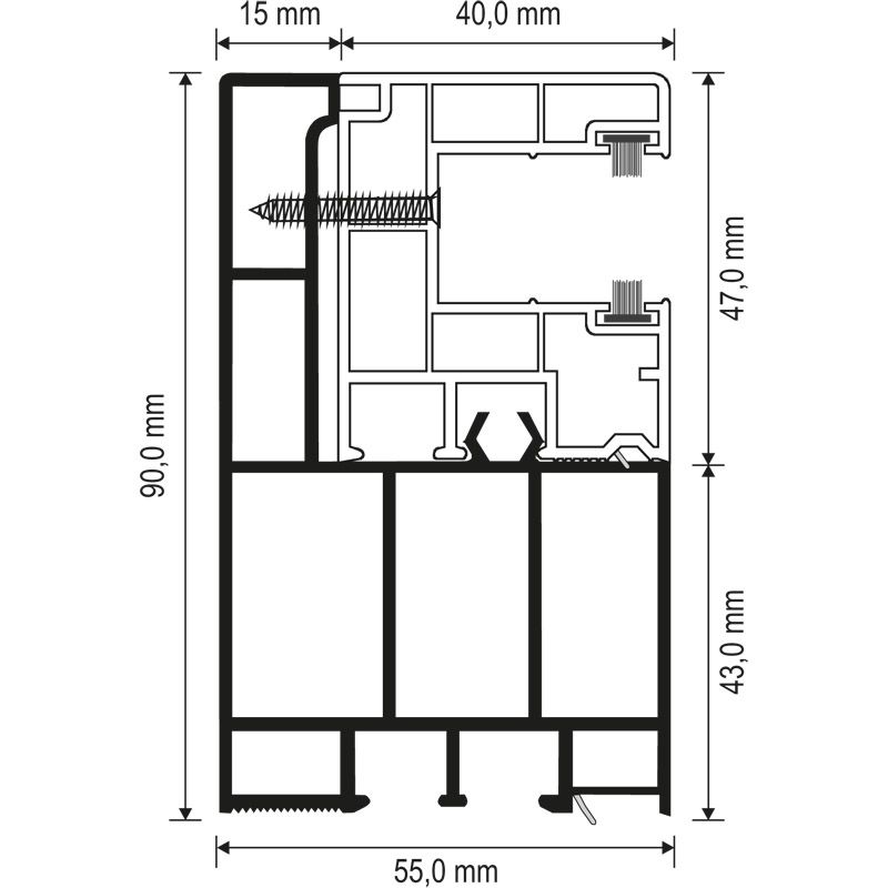 MENKE PVC-Adapterprofil Nr. 972/930/B2 Produktbild BIGSKZ L