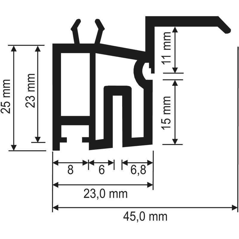 MENKE Fensterbankanschlussprofil 351 für Veka Produktbild BIGSKZ L