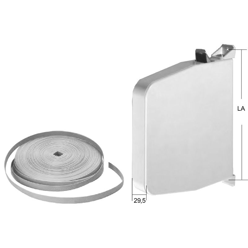 Maxi-Aufschraubschwenkwickler weiß mit Gurt 6 m 10454 Produktbild BIGSKZ L