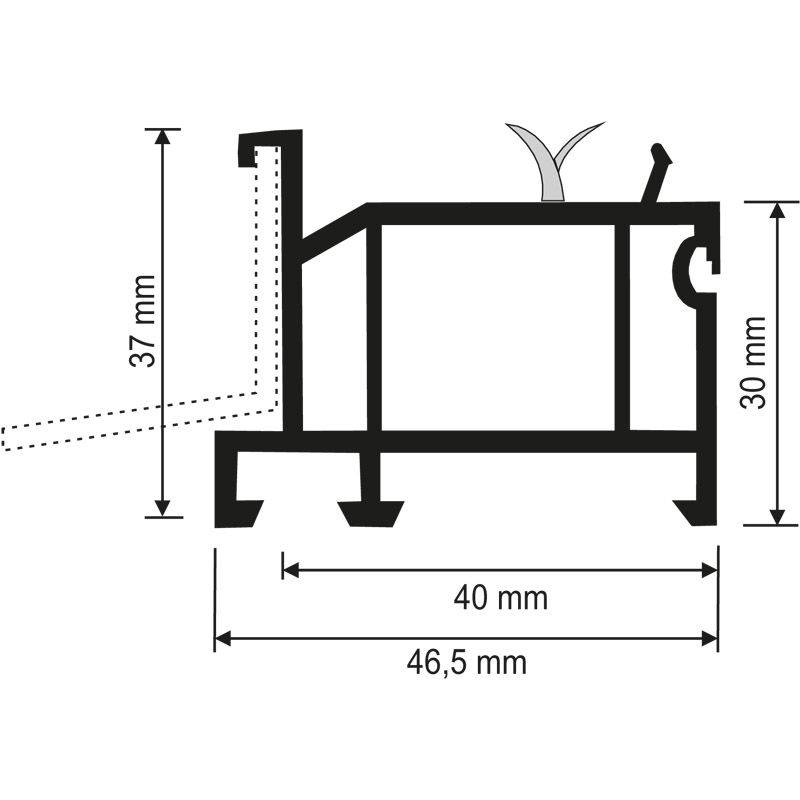 MENKE Fensterbankanschlussprofil 356 für Veka Produktbild BIGSKZ L