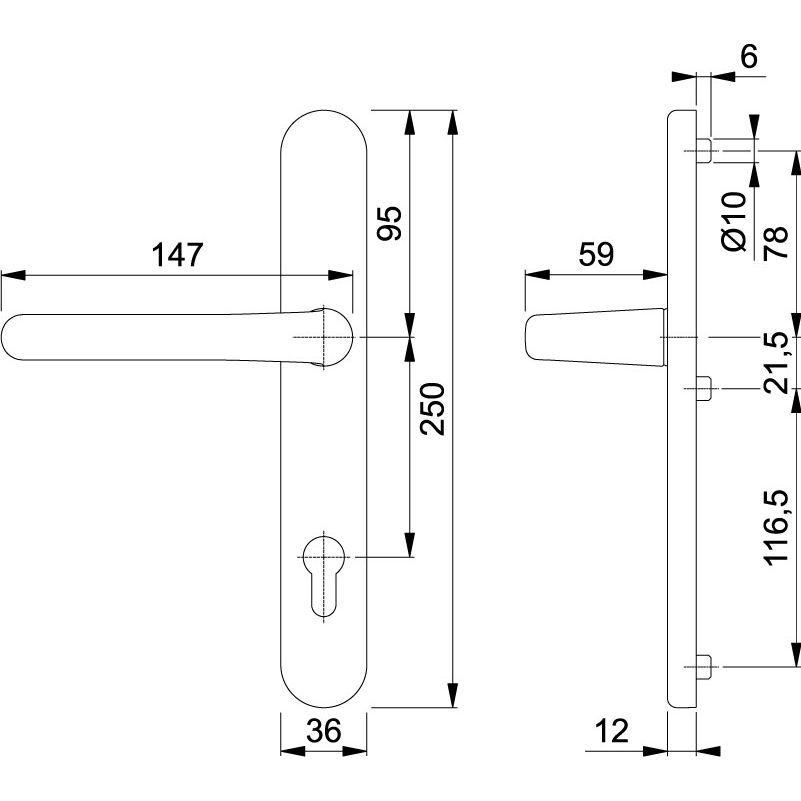 Schmalrahmenhalbgrt 1600/3358 SKG F9001 Produktbild BIGSKZ L