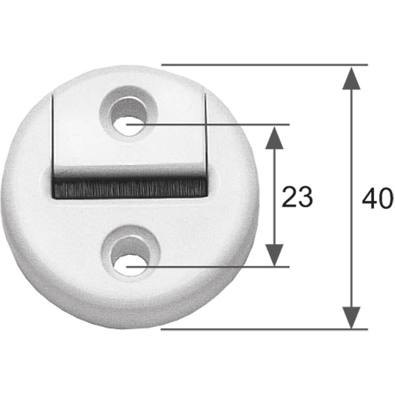 Gurtführung rund 40 mm inkl. Bürste Produktbild BIGSKZ L