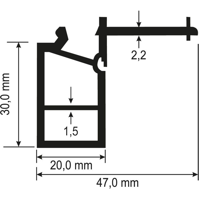 MENKE Fensterbankanschlussprofil 366 für Inoutic (Thyssen) Produktbild BIGSKZ L