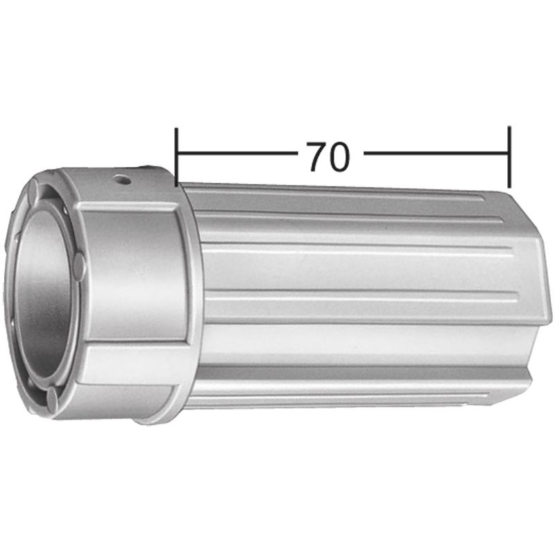 Mini-Kapsel 70 mm für Stahlwelle SW40 Produktbild BIGSKZ L