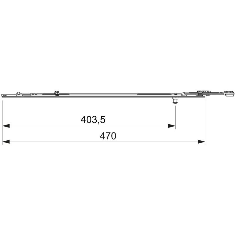 Mittelverschluss 1280V 1IS für 10 mm Falzluft SL*VE10* Produktbild BIGSKZ L