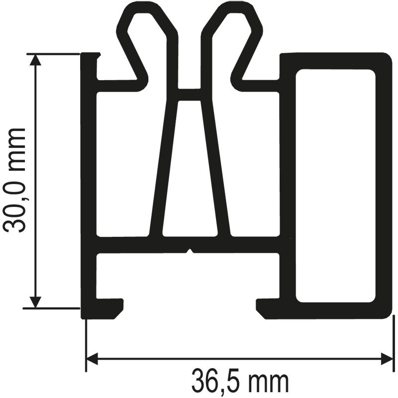 MENKE Fensterbankanschlussprofil 384 für KBE/Kömmerling/Trocal Produktbild BIGSKZ L