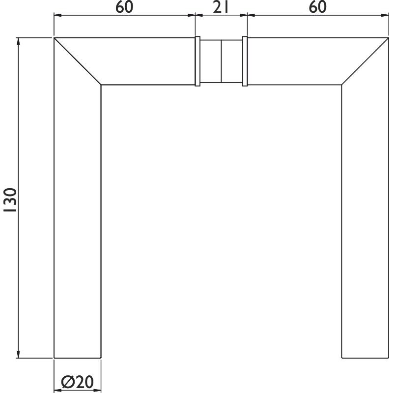 HERMAT Glastürdrückerpaar 1802 - BASIC 02 Produktbild BIGSKZ L
