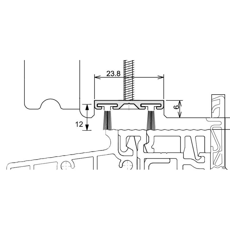 GKG Alu-Halteschiene TD5024 Produktbild BIGSKZ L
