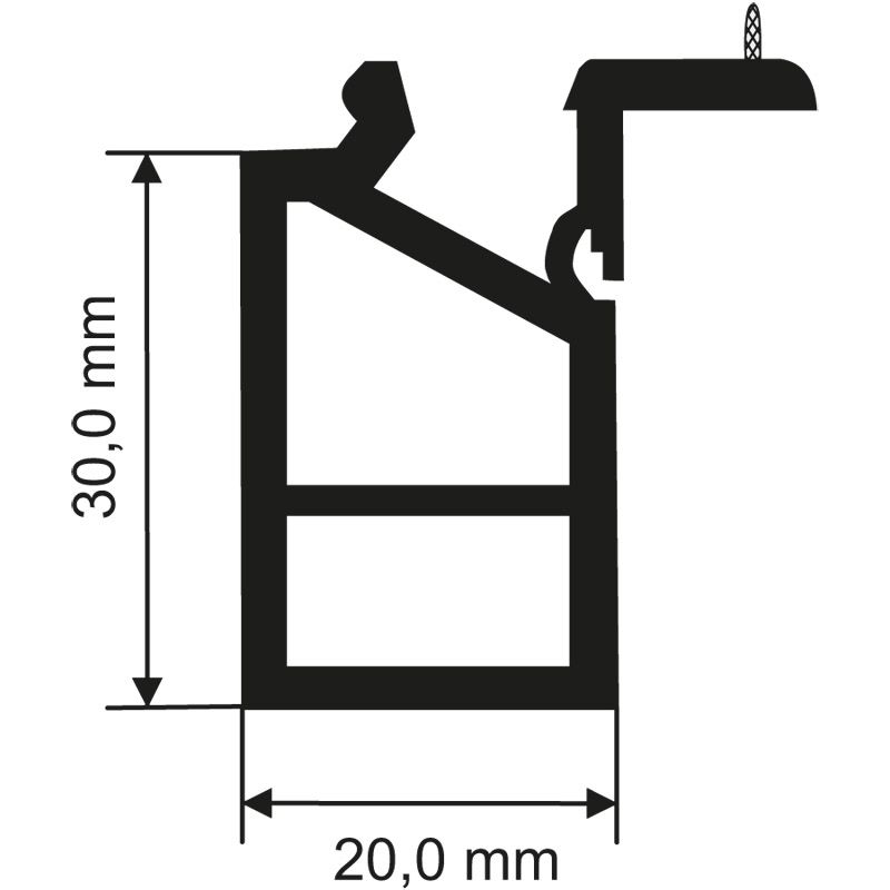 MENKE Fensterbankanschlussprofil 364 WL für Salamander Produktbild BIGSKZ L