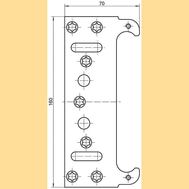 SIMONSWERK Befestigungsplatte TECTUS TE 240 3D FZ/1 Produktbild BIGSKZ L