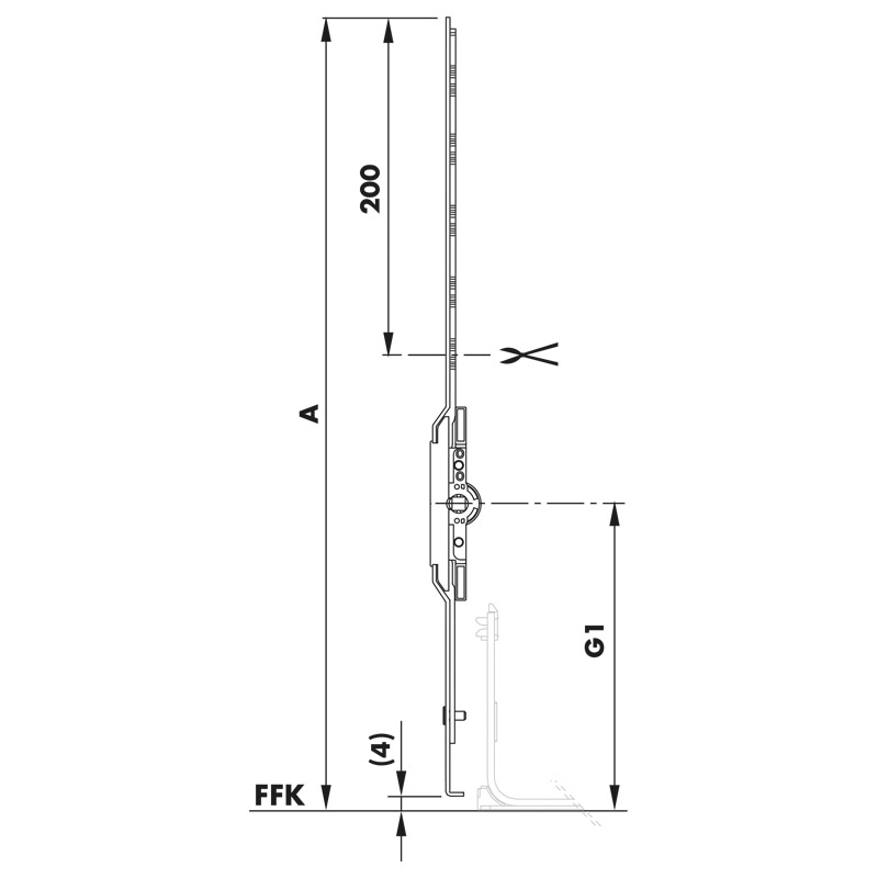 Getriebe 7 AF Gr 40/G180 TS Krt25 Produktbild BIGSKZ L