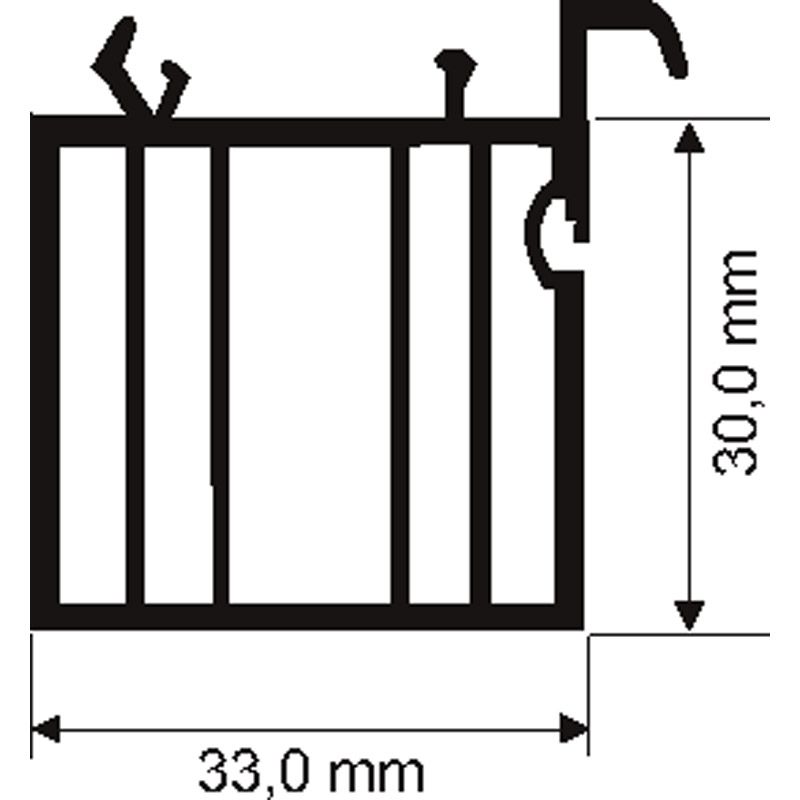 MENKE Fensterbankanschlussprofil 387 für Aluplast Produktbild BIGSKZ L