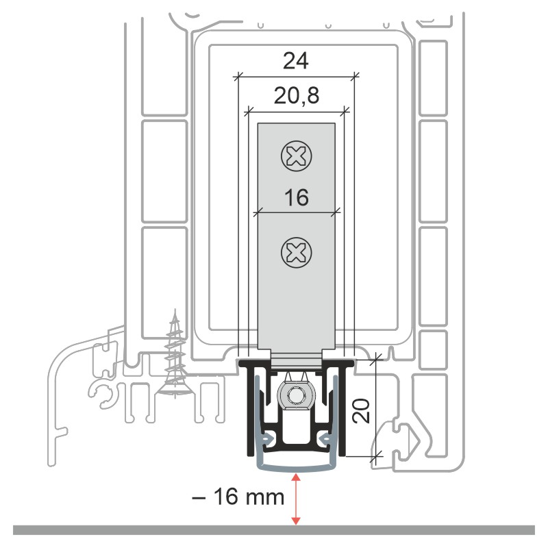 Planet RS Silikon Veka 835 mm Produktbild BIGSKZ L