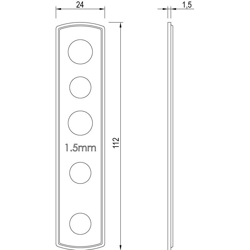 greenteQ Unterlage Türband TB 120.ZD.K Produktbild BIGSKZ L