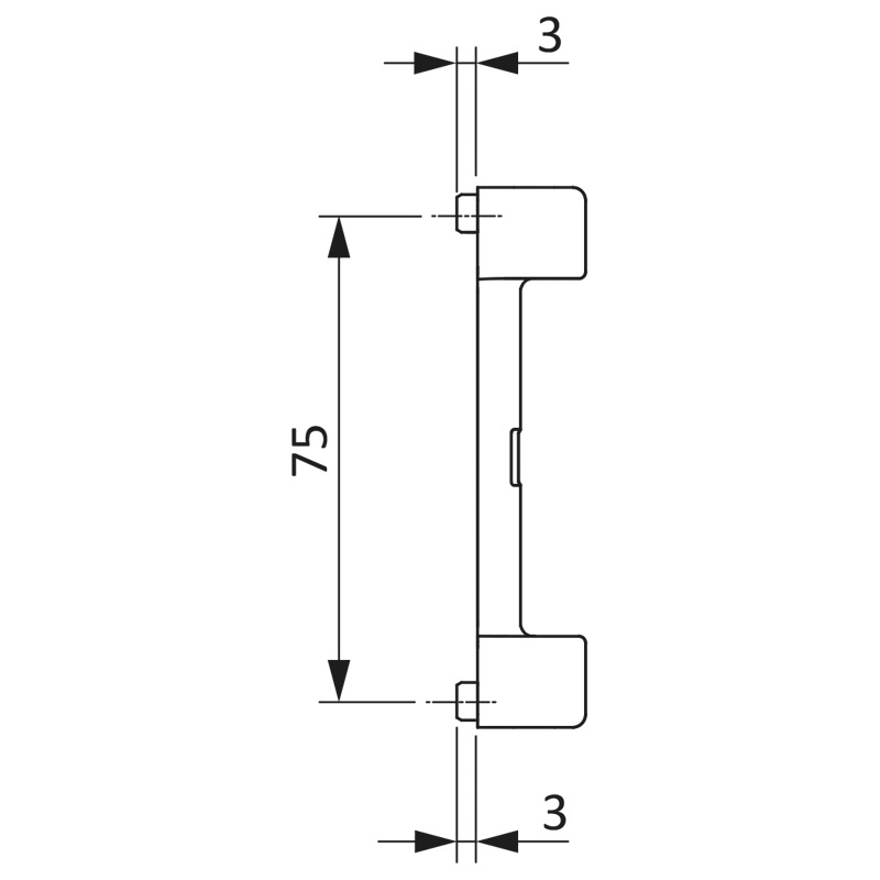 Scherenlager KF D6x3 DH F9 K100 Produktbild BIGSKZ L