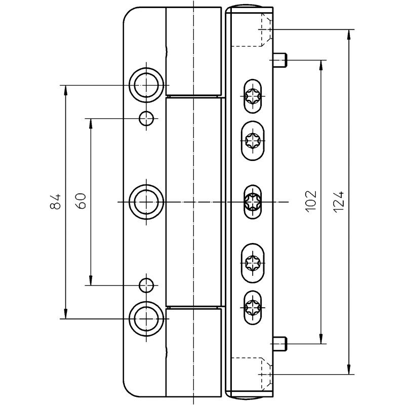 SIMONSWERK Haustürband SIKU RB 5010 3D Produktbild BIGSKZ L