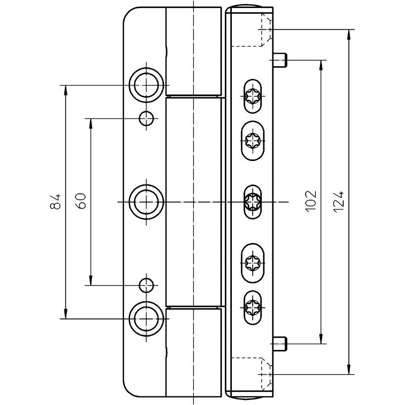 SIMONSWERK Haustürband SIKU RB 5015 3D Produktbild BIGSKZ L
