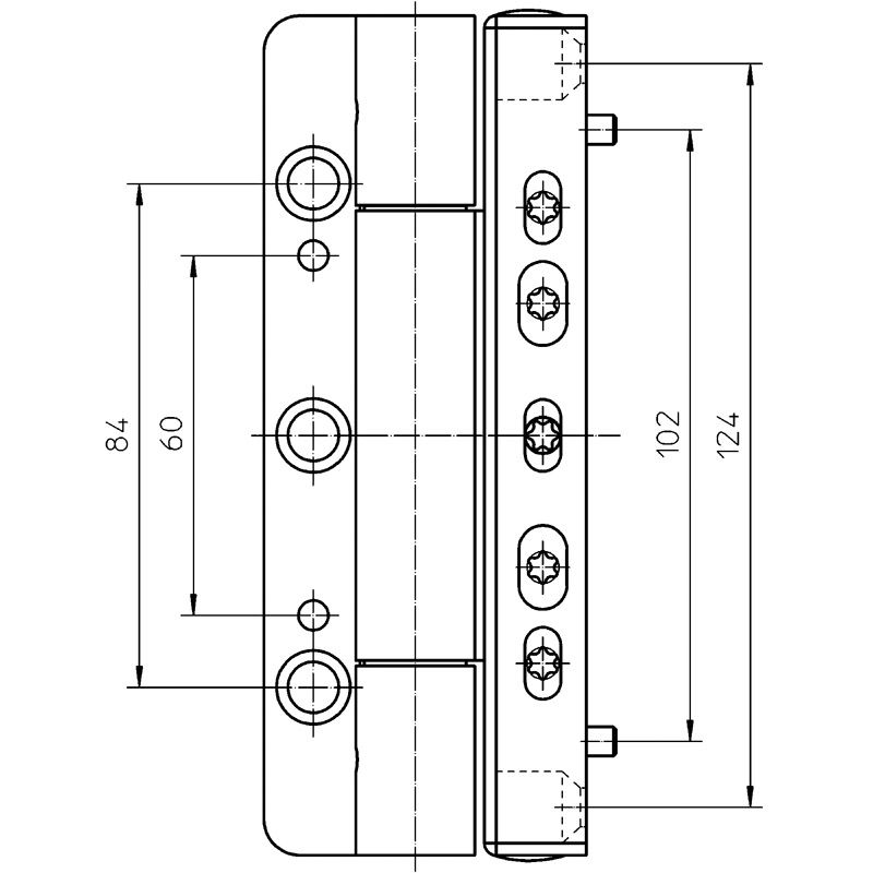 SIMONSWERK Haustürband SIKU RB 5020 3D Produktbild BIGSKZ L