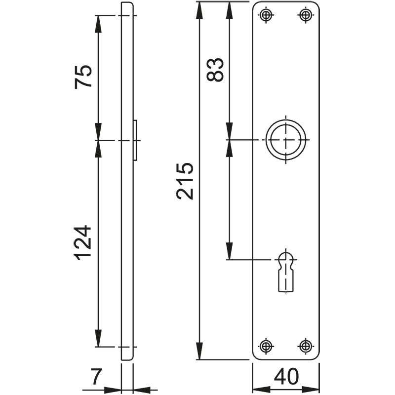 HOPPE Langschild *202SP* Produktbild BIGSKZ L
