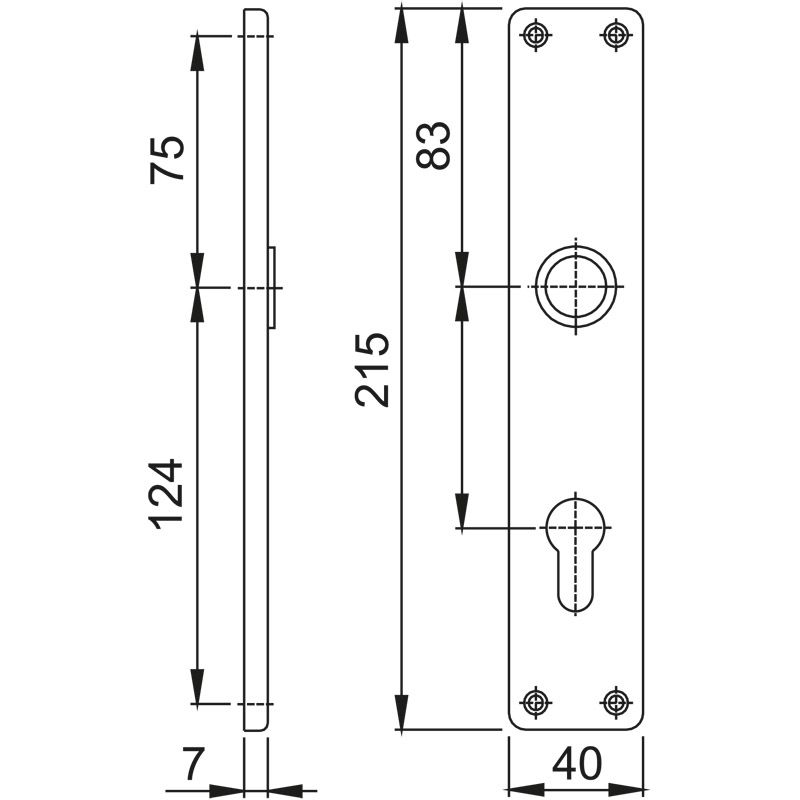 HOPPE Langschild *202SP* Produktbild BIGSKZ L