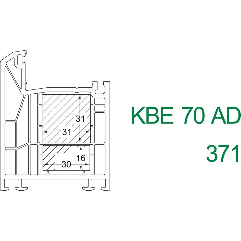 greenteQ Füllstück 16x30x1000 mm KBE Produktbild BIGSKZ L