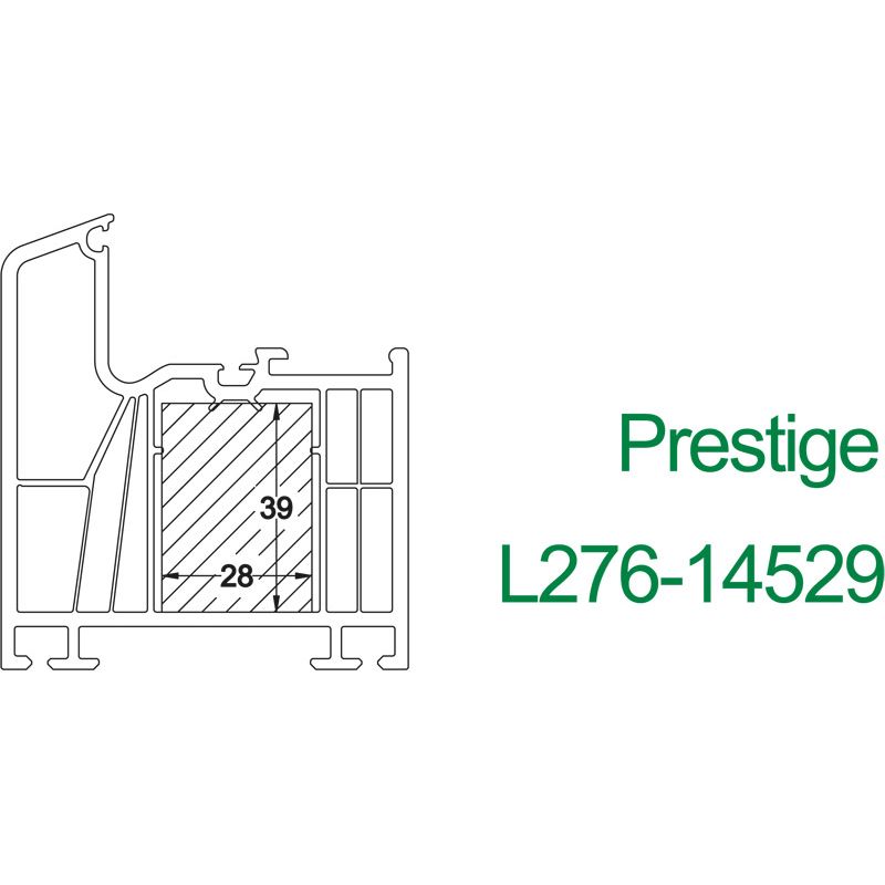 greenteQ Füllstück 28x39x1000 mm Inoutic Produktbild BIGSKZ L