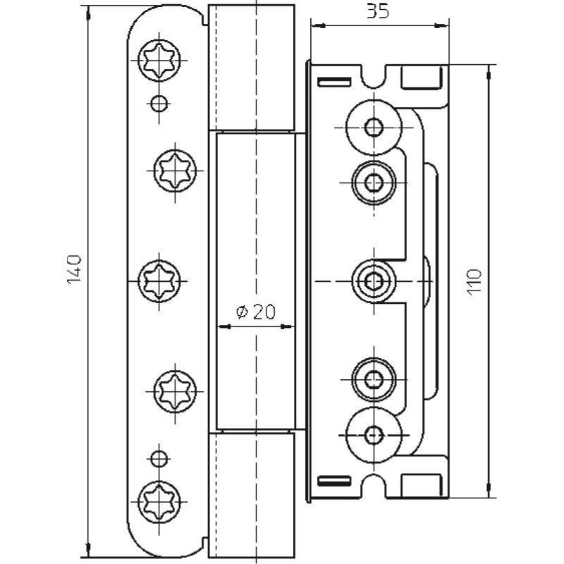 SIMONSWERK Haustürband BAKA Protect 4010 3D Produktbild BIGSKZ L