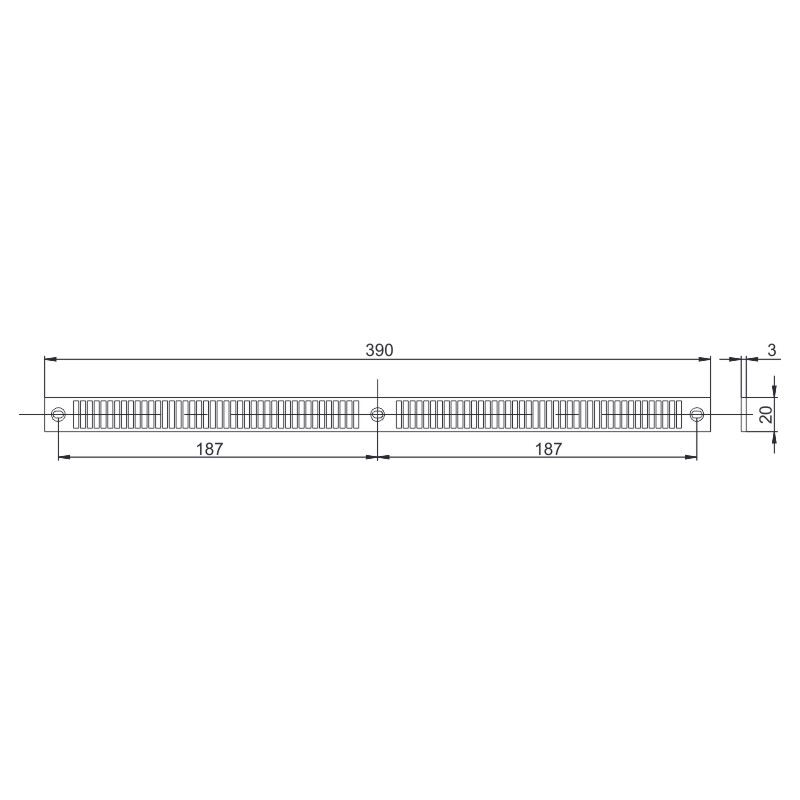 AERECO Lüftungsgitter LG 02 PVC Produktbild BIGSKZ L