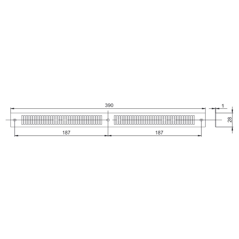AERECO Lüftungsgitter LG 03 ALU Produktbild BIGSKZ L