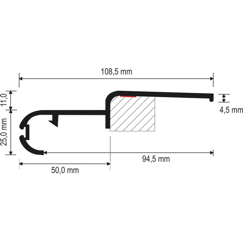 PVC Abrollprofil 956 SCHAUM Produktbild BIGSKZ L