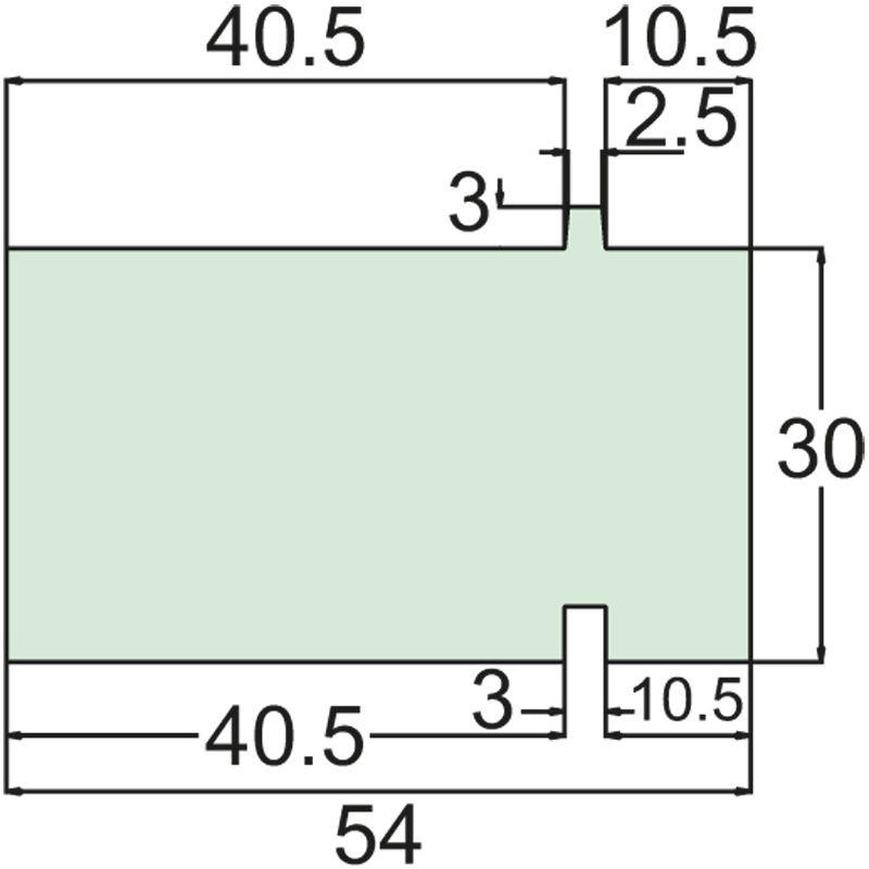 COMPACFOAM Bankanschlussdämmprofil BADP 30/54 Heroal/greenteQ Produktbild BIGSKZ L