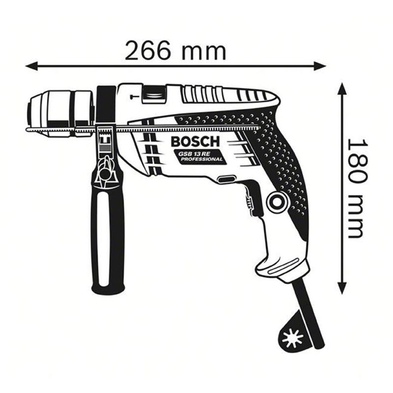 BOSCH Schlagbohrmaschine GSB 13 RE Produktbild BIGSKZ L