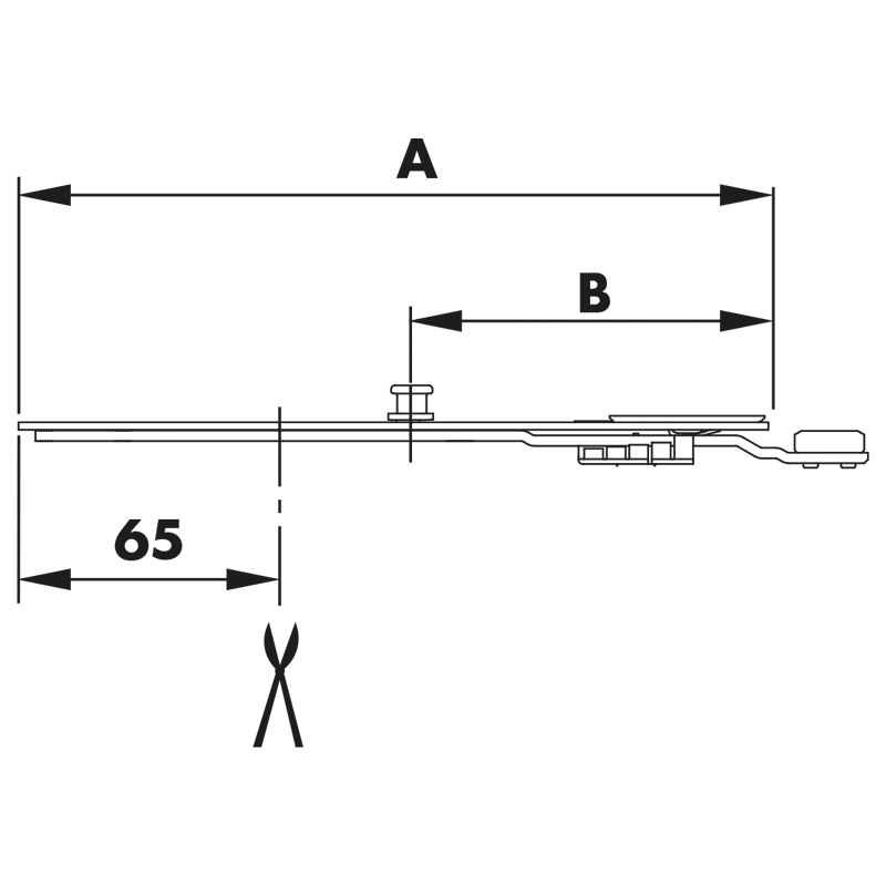 Zwischenstück AF Gr 1 1RS/A TS Krt25 Produktbild BIGSKZ L