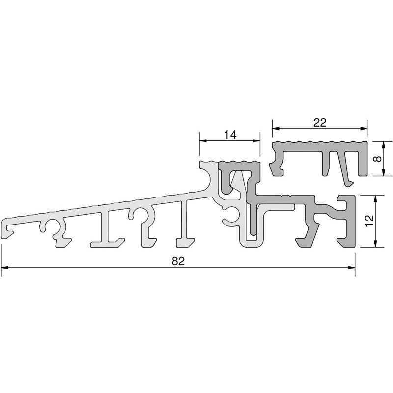 Türschwelle TS 58212-FL EV 1/grau Produktbild BIGSKZ L