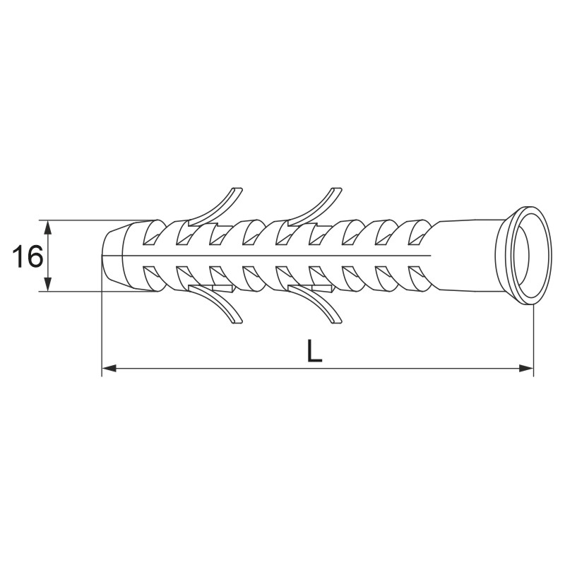 Maco Dübel 16/140 mm Produktbild BIGSKZ L