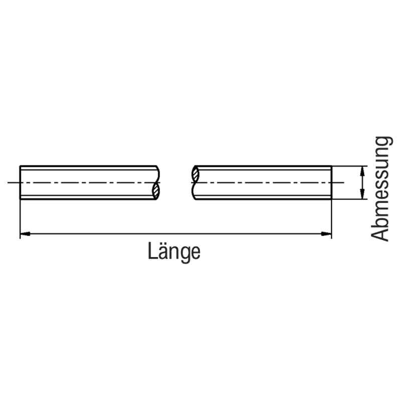 Gewindestange 1000mm Form A DIN 976 Produktbild BIGSKZ L