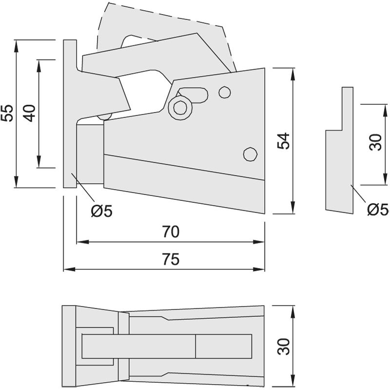 KWS Türfeststeller *1061* Produktbild BIGSKZ L