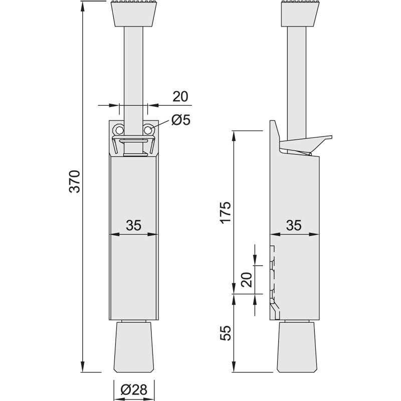 KWS Türfeststeller *1046* Produktbild BIGSKZ L