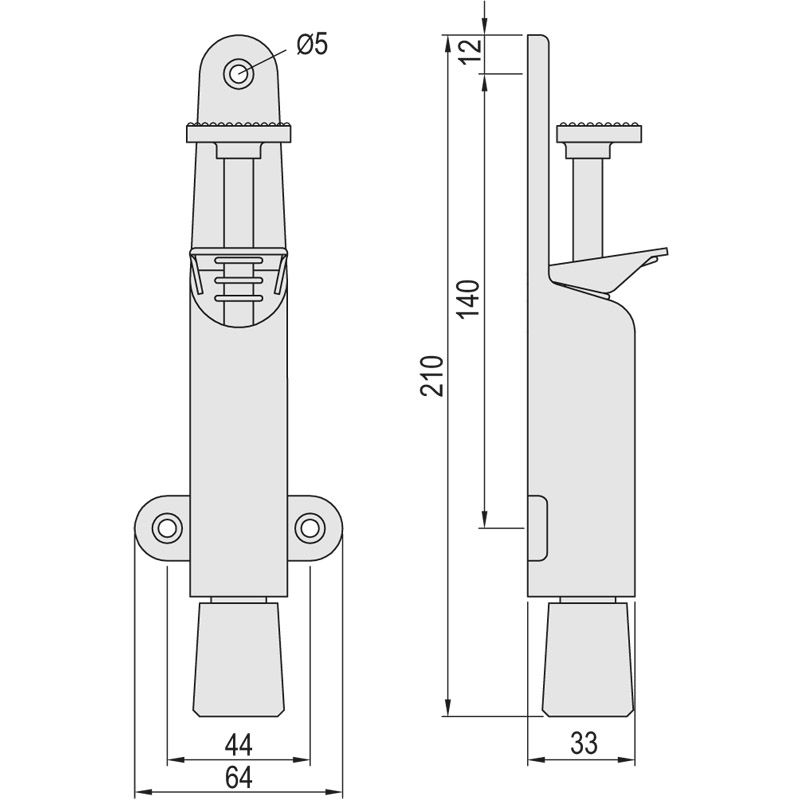 KWS Türfeststeller *1028*. Produktbild BIGSKZ L