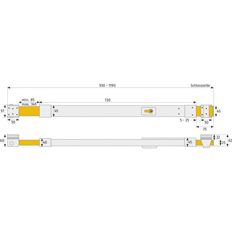 ABUS Panzerriegel *PR1500* Produktbild BIGSKZ L